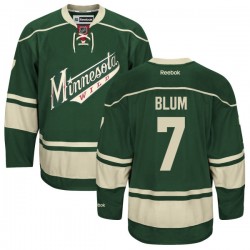 Women's Jonathon Blum Minnesota Wild Reebok Authentic Green Alternate Jersey