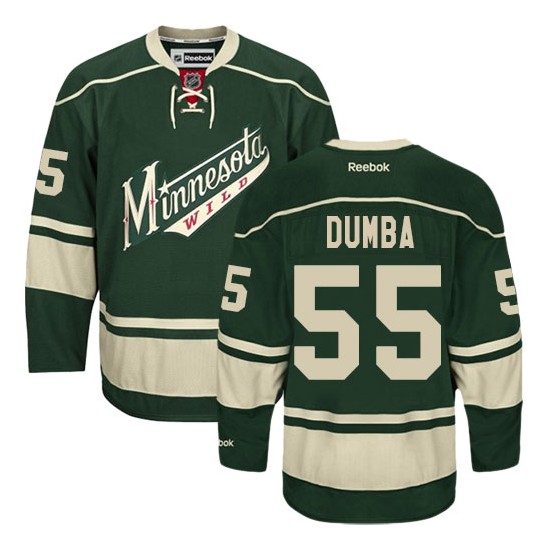 Matt Dumba Minnesota Wild Reebok Premier Green Third Jersey On Sale