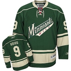 Mikko Koivu Minnesota Wild Reebok Authentic Green Third Jersey