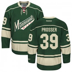 Women's Nate Prosser Minnesota Wild Reebok Authentic Green Alternate Jersey