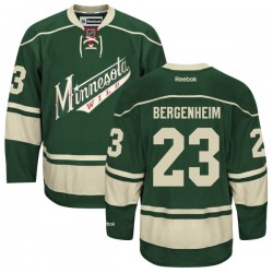 Women's Sean Bergenheim Minnesota Wild Reebok Authentic Green Alternate Jersey