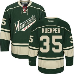 Darcy Kuemper Minnesota Wild Reebok Authentic Green Third Jersey