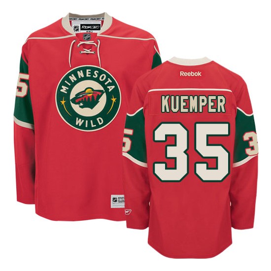 Darcy Kuemper Minnesota Wild Reebok 