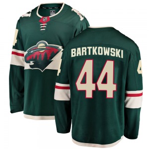 Matt Bartkowski Minnesota Wild Fanatics Branded Breakaway Green ized Home Jersey