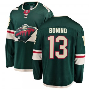 Nick Bonino Minnesota Wild Fanatics Branded Breakaway Green Home Jersey