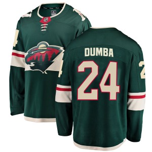 Matt Dumba Minnesota Wild Fanatics Branded Breakaway Green Home Jersey
