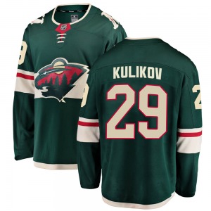 Dmitry Kulikov Minnesota Wild Fanatics Branded Breakaway Green Home Jersey