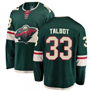 Cam Talbot Minnesota Wild Fanatics Branded Breakaway Green Home Jersey