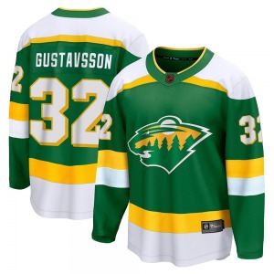 Youth Filip Gustavsson Minnesota Wild Fanatics Branded Breakaway Green Special Edition 2.0 Jersey