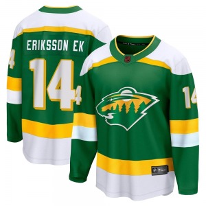 Joel Eriksson Ek Minnesota Wild Fanatics Branded Breakaway Green Special Edition 2.0 Jersey