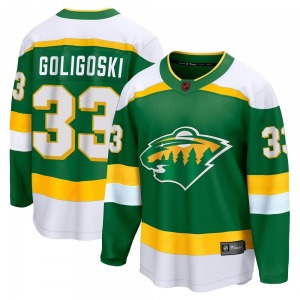 Alex Goligoski Minnesota Wild Fanatics Branded Breakaway Green Special Edition 2.0 Jersey