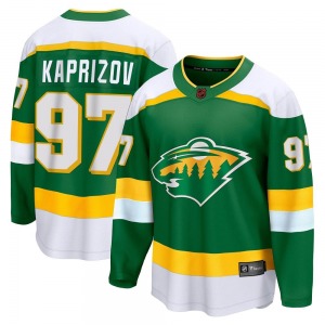 Kirill Kaprizov Minnesota Wild Fanatics Branded Breakaway Green Special Edition 2.0 Jersey