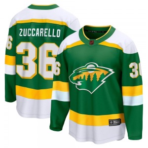 Mats Zuccarello Minnesota Wild Fanatics Branded Breakaway Green Special Edition 2.0 Jersey