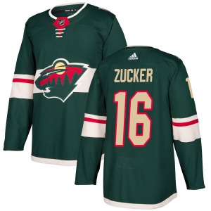 Jason Zucker Minnesota Wild Adidas Authentic Green Jersey