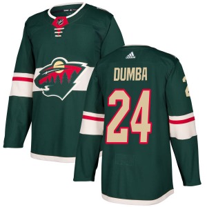 Matt Dumba Minnesota Wild Adidas Authentic Green Jersey