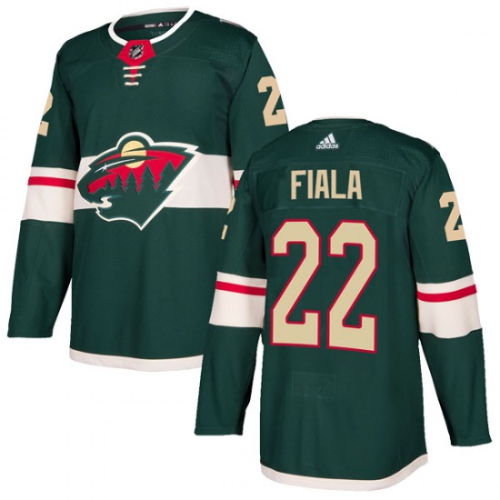 Kevin Fiala Minnesota Wild Adidas Authentic Green Home Jersey On Sale